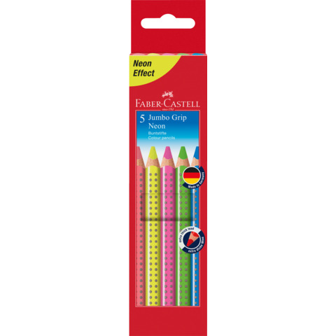 Faber-Castell Jumbo GRIP Neon Farbstift