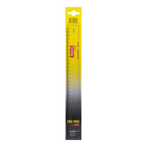 Plastiklineal 30cm transparent