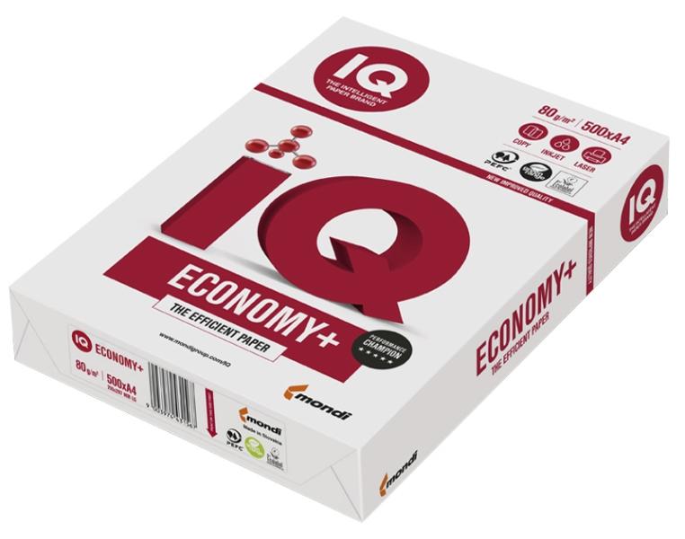 IQ Kopierpapier Economy+ A4 500 Blatt weiß