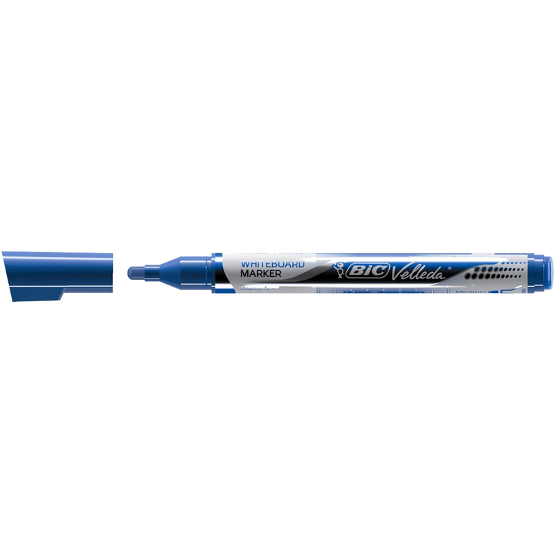 BIC Whiteboard-Marker Velleda, Ardoise, blau